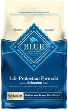 Load image into Gallery viewer, Blue Buffalo Life Protection Natural Chicken & Brown Rice Recipe Senior Dry Dog Food
