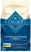 Blue Buffalo Life Protection Natural Chicken & Brown Rice Recipe Senior Dry Dog Food