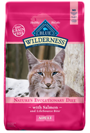 Blue Buffalo Wilderness Grain Free Salmon High Protein Recipe Dry Cat Food