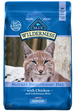 Load image into Gallery viewer, Blue Buffalo Wilderness Grain Free Chicken High Protein Recipe Indoor Dry Cat Food