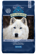 Blue Buffalo Wilderness Grain Free Chicken High Protein Recipe Senior Dry Dog Food