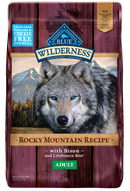 Blue Buffalo Wilderness Rocky Mountain Grain Free Bison High Protein Recipe Adult Dry Dog Food