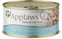 Load image into Gallery viewer, Applaws Natural Wet Cat Food Tuna Fillet in Broth