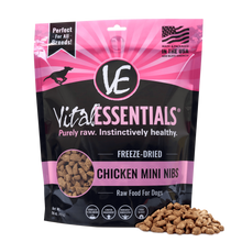 Load image into Gallery viewer, Vital Essentials Freeze Dried Grain Free Chicken Mini Nibs Entree for Dogs Food