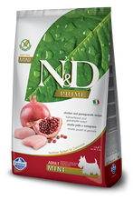 Load image into Gallery viewer, Farmina Prime N&D Natural & Delicious Grain Free Mini Adult Chicken & Pomegranate Dry Dog Food