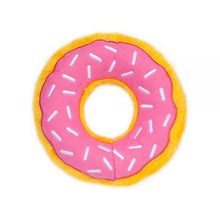 Load image into Gallery viewer, ZippyPaws Donutz Squeaky No Stuffing Plush Dog Toy