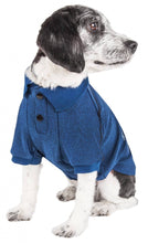 Load image into Gallery viewer, Pet Life Active Relax Stretch Fur Flexed Navy Polo Dog T-Shirt