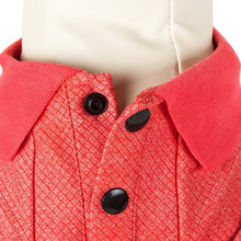 Load image into Gallery viewer, Pet Life Active Relax Stretch Fur Flexed Red Polo Dog T-Shirt