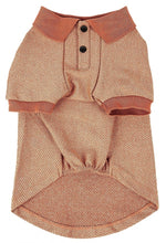 Load image into Gallery viewer, Pet Life Active Relax Stretch Fur Flexed Tan Polo Dog T-Shirt