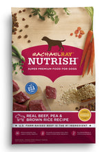 Load image into Gallery viewer, Rachael Ray Nutrish Natural Beef, Pea, & Brown Rice Recipe Dry Dog Food
