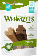 Load image into Gallery viewer, Whimzees Puppy Dental Chew Dog Treats