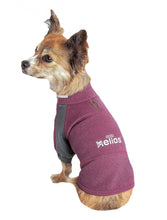 Load image into Gallery viewer, Pet Life Dog Helios Eboneflow Purple Flexible Performance Breathable Yoga Dog T-Shirt