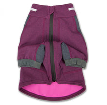 Load image into Gallery viewer, Pet Life Dog Helios Eboneflow Purple Flexible Performance Breathable Yoga Dog T-Shirt