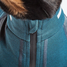 Load image into Gallery viewer, Pet Life Dog Helios Eboneflow Ocean Blue Flexible Performance Breathable Yoga Dog T-Shirt