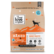 Load image into Gallery viewer, I and Love and You Baked & Saucy Chicken & Sweet Potato Dry Dog Food