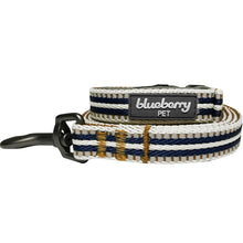 Load image into Gallery viewer, Blueberry Pet 3M Reflective Olive & Blue-gray Stripe Dog Leash with Soft & Comfortable Handle