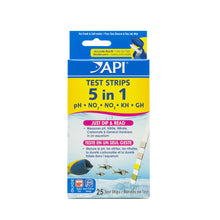 Load image into Gallery viewer, API 5-In-1 Test Strips Freshwater And Saltwater Aquarium Test Strips