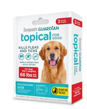 Load image into Gallery viewer, Sergeant's Guardian Flea & Tick Topical for Dogs 3 Count