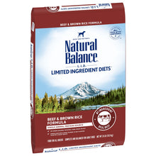 Load image into Gallery viewer, Natural Balance L.I.D. Limited Ingredient Diets Beef & Brown Rice Formula Dry Dog Food