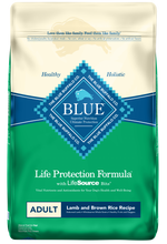 Load image into Gallery viewer, Blue Buffalo Life Protection Natural Lamb &amp; Brown Rice Recipe Adult Dry Dog Food
