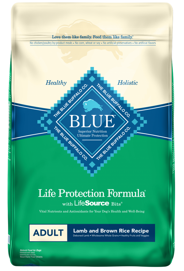 Blue Buffalo Life Protection Natural Lamb & Brown Rice Recipe Adult Dry Dog Food