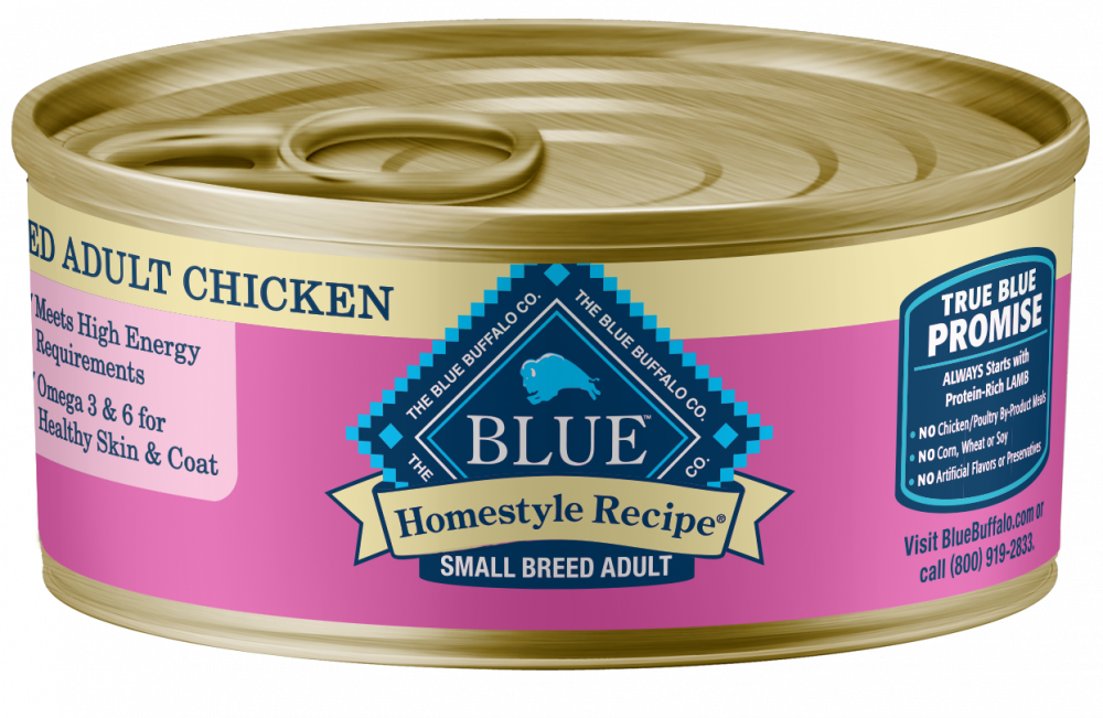 Blue Buffalo Homestyle Recipe Small Breed Chicken Dinner with Garden Vegetables & Brown Rice Canned Dog Food