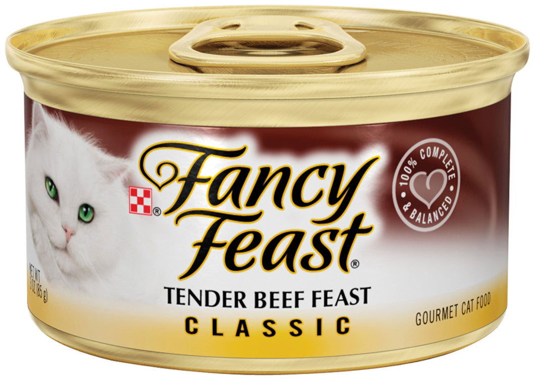 Fancy Feast Tender Beef Pate Canned Cat Food