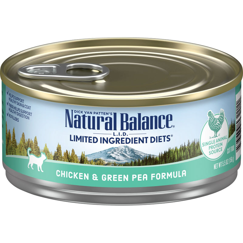 Natural Balance L.I.D. Limited Ingredient Diets Chicken & Green Pea Canned Cat Food