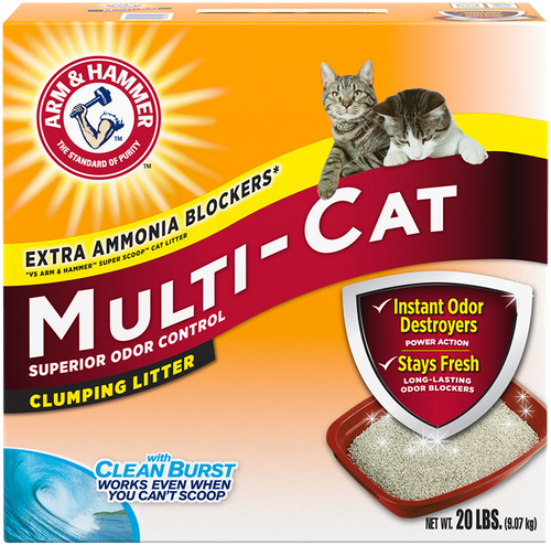 Arm & Hammer Multi-Cat Extra Strength Scented Clumping Litter