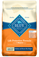Load image into Gallery viewer, Blue Buffalo Life Protection Natural Chicken &amp; Brown Rice Recipe Large Breed Adult Dry Dog Food
