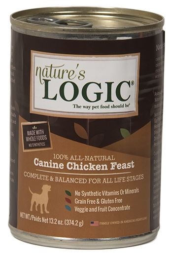 Nature's Logic Canine Grain Free Chicken Feast Canned Dog Food