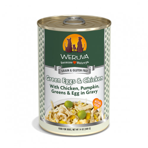 Weruva Green Eggs & Chicken with Chicken, Pumpkin, Greens & Eggs Canned Dog Food