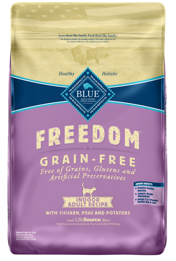 Blue Buffalo Freedom Grain Free Indoor Chicken Recipe Dry Cat Food