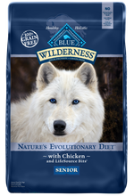 Load image into Gallery viewer, Blue Buffalo Wilderness Grain Free Chicken High Protein Recipe Senior Dry Dog Food
