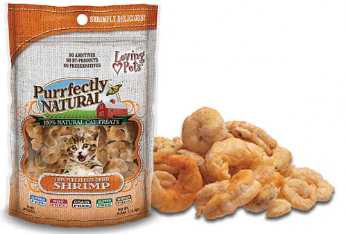 Loving Pets Purrfectly Natural Freeze Dried Shrimp Cat Treat