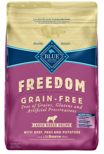 Blue Buffalo Freedom Large Breed Adult Beef Recipe Dry Dog Food