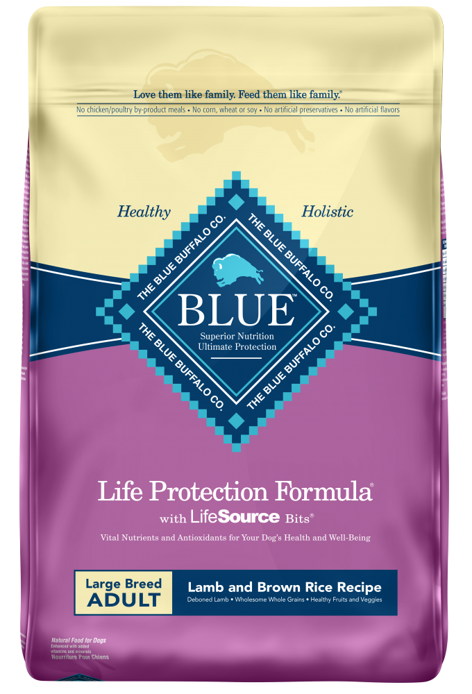 Blue Buffalo Life Protection Natural Lamb & Brown Rice Recipe Large Breed Adult Dry Dog Food