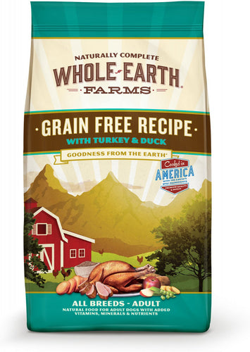 Whole Earth Farms Grain Free Recipe with Turkey and Duck Dry Dog Food