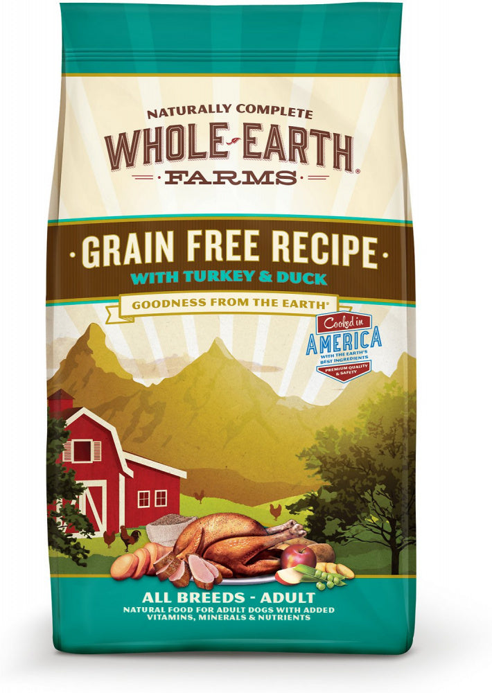 Whole Earth Farms Grain Free Recipe with Turkey and Duck Dry Dog Food