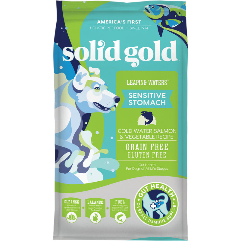 Solid Gold Leaping Waters Adult Cold Water Salmon and Vegetable Recipe Dry Dog Food