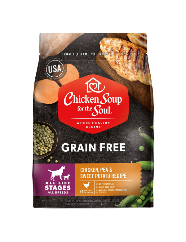 Chicken Soup For The Soul Grain Free Chicken, Pea, & Sweet Potato Dry Dog Food