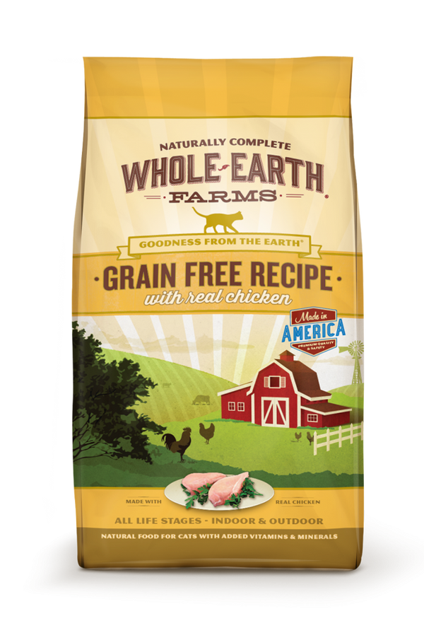 Whole Earth Farms Grain Free Real Chicken Recipe Dry Cat Food