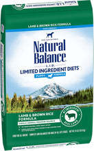 Load image into Gallery viewer, Natural Balance L.I.D. Limited Ingredient Diets Lamb &amp; Brown Rice Puppy Formula Dry Dog Food
