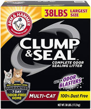 Load image into Gallery viewer, Arm &amp; Hammer Multi-Cat Clump and Seal Complete Odor Sealing Cat Litter
