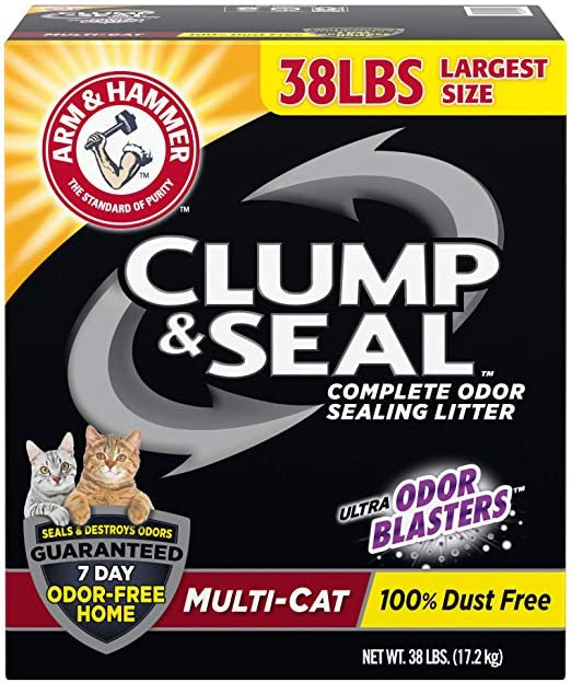 Arm & Hammer Multi-Cat Clump and Seal Complete Odor Sealing Cat Litter
