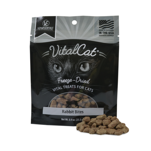 Vital Essentials Vital Cat Freeze Dried Grain Free Rabbit Bites Cat Treats