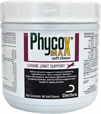 Phycox MAX Soft Chews Joint Support Dog Supplement