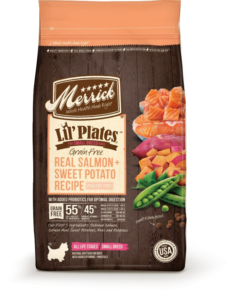 Merrick Lil' Plates Small Breed Grain Free Real Salmon & Sweet Potato Dry Dog Food