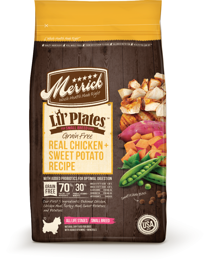 Merrick Lil' Plates Small Breed Grain Free Real Chicken & Sweet Potato Dry Dog Food