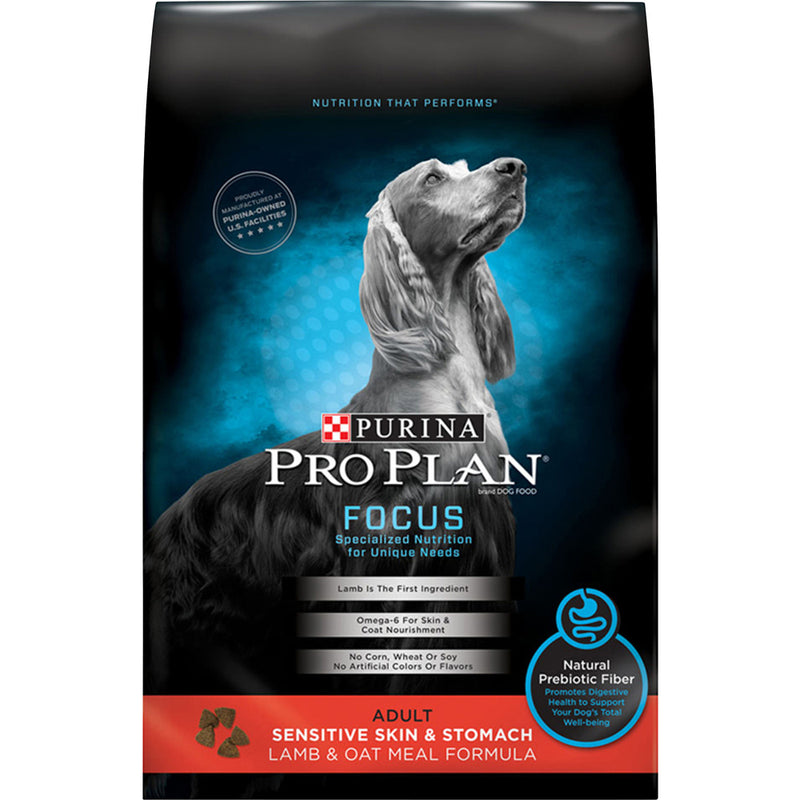 Purina Pro Plan Focus Sensitive Skin & Stomach Formula Lamb & Oat Meal Formula Dry Dog Food